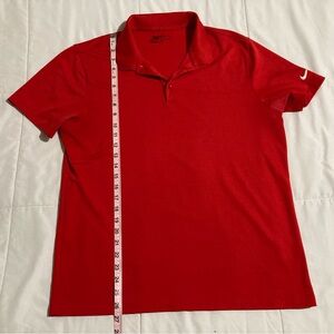 Nike Men's Bright Red Polo Shirt
